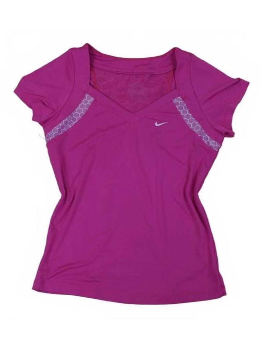 Vintage Athleisure, Nike Y2K PInk T-Shirt with‎ back lace design Size M